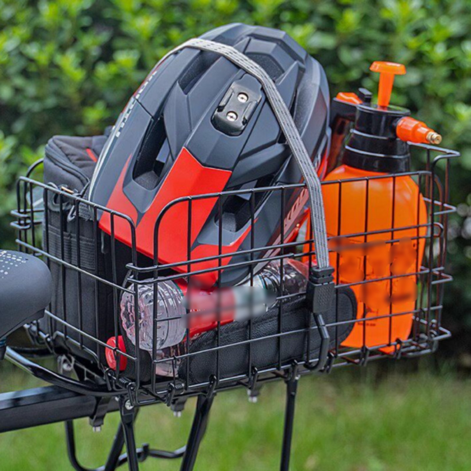Bike Cargo Rack - Mountain Bike Rear Basket Reflective Foldable
