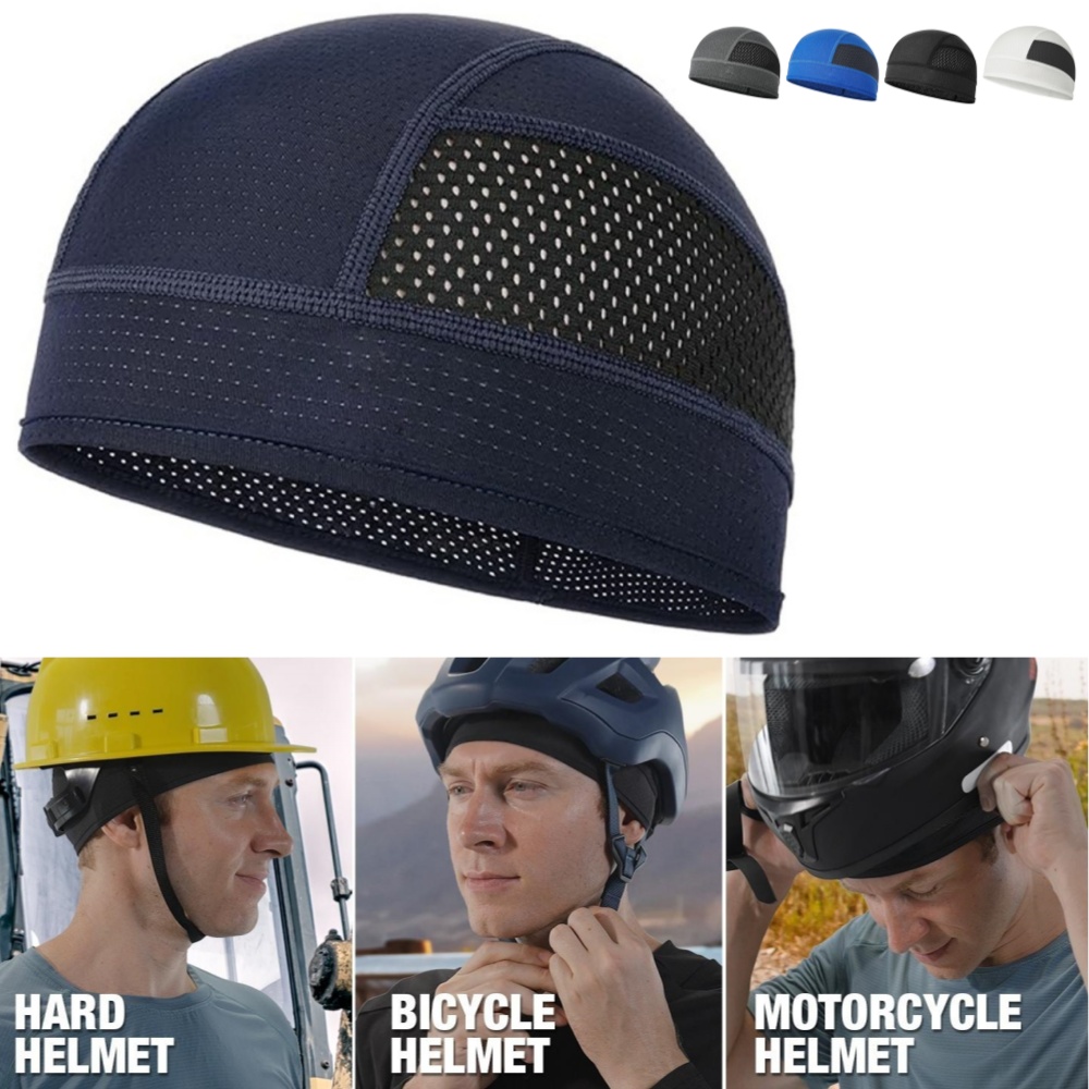 Aero Cycling Helmet - Summer Mesh Thin Vents Beanie Cap
