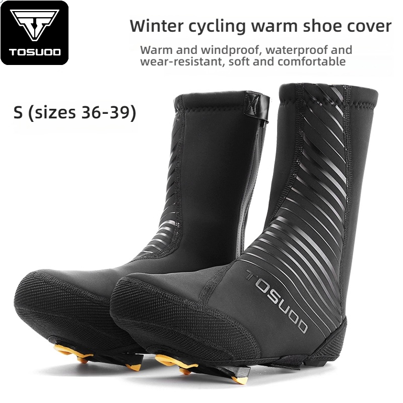 Cycling Shoe Insoles - TOSUOD Winter Waterproof Cycling Shoe Cover