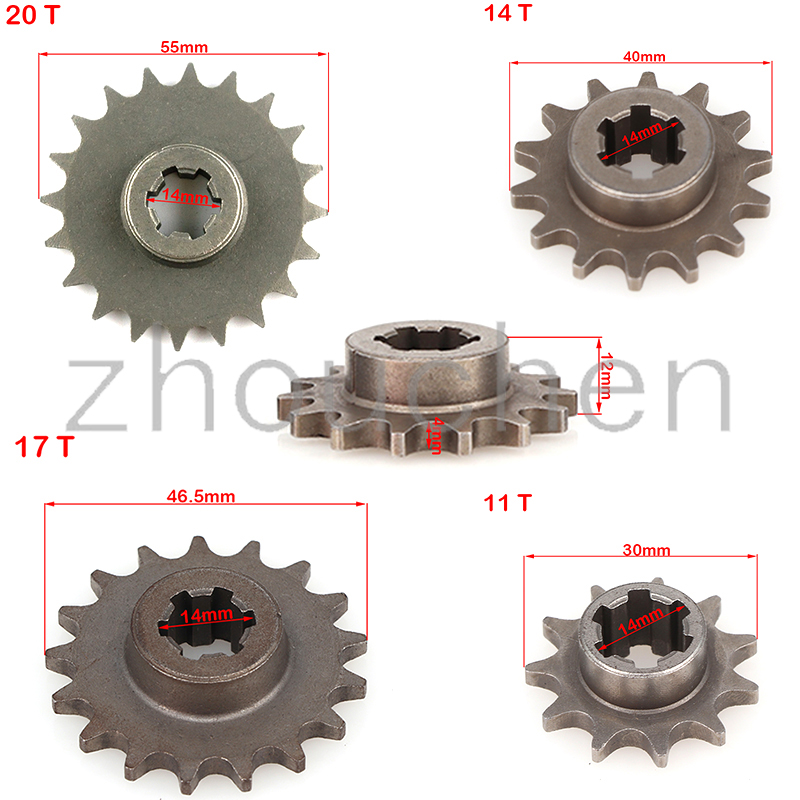 Cycling Gear Rack - Front Gear Box Sprocket T8F 11T