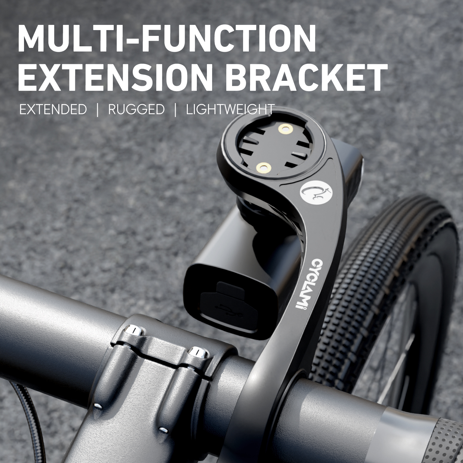 Cycling Gear Rack - CYCLAMI Bicycle Meter Bracket Integrated Handlebar