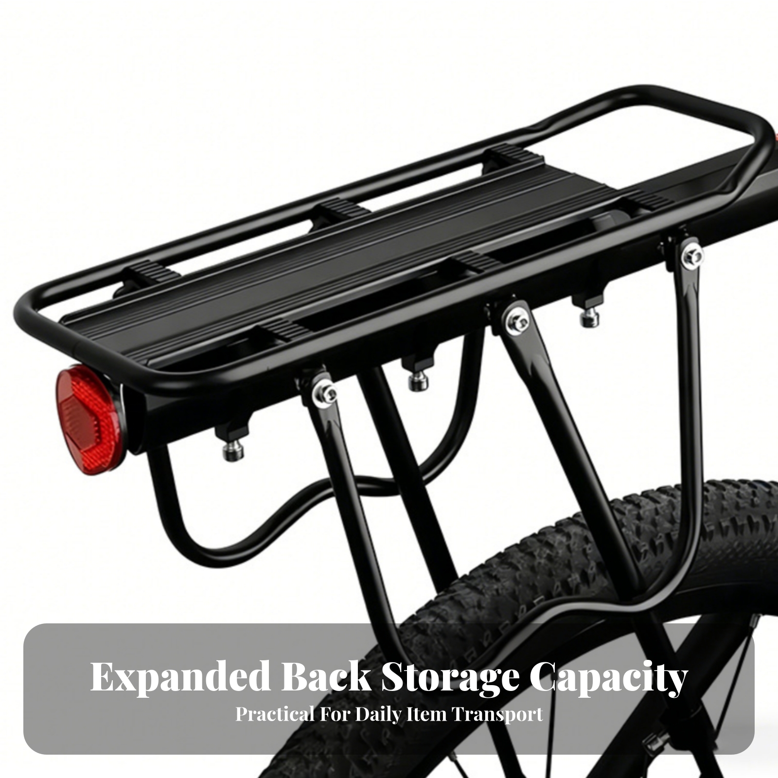 Cycling Gear Rack - Rear Cycle Rack Reflector Detail Rear