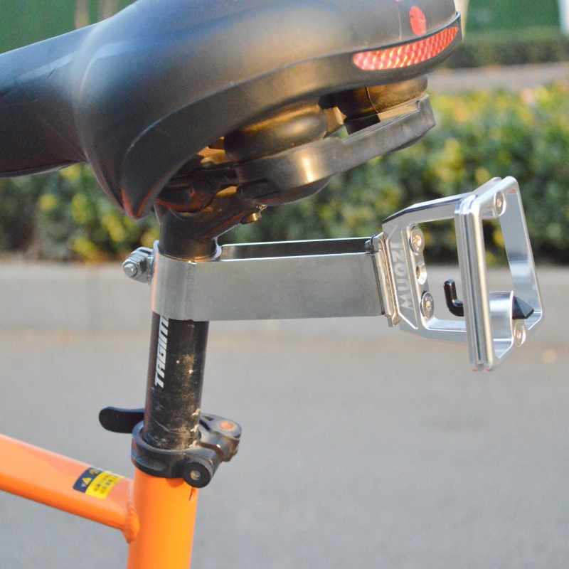 Bike Cargo Rack - Lightweight Bike Pig-nose Conversion Frame Stainless