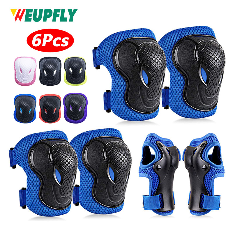 6Pcs/Set Kids/Youth Knee Pad E - Youth Cycling Gear review and price