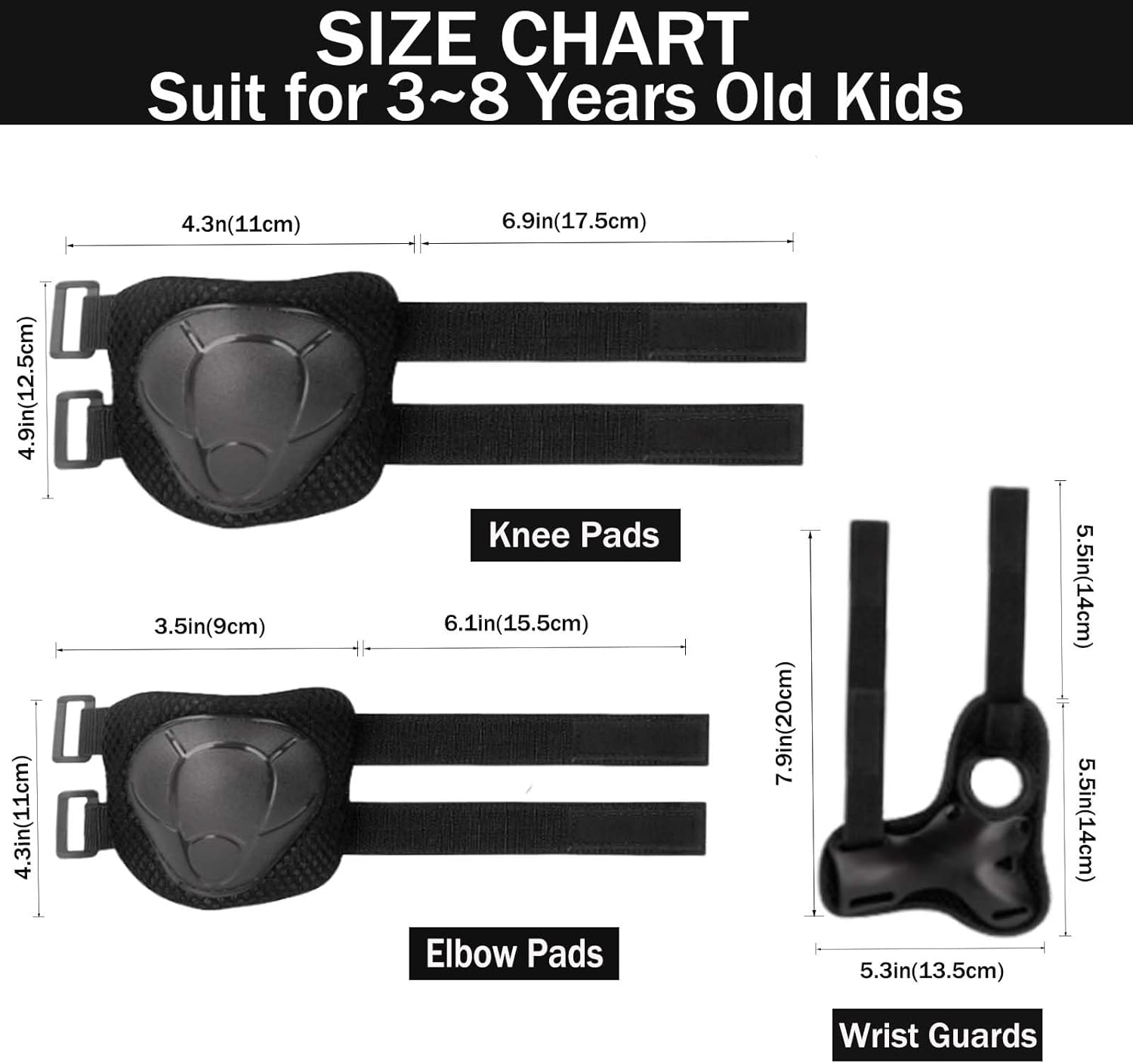 Kids/Youth Knee Pads Elbow Pad - Youth Cycling Gear review and price