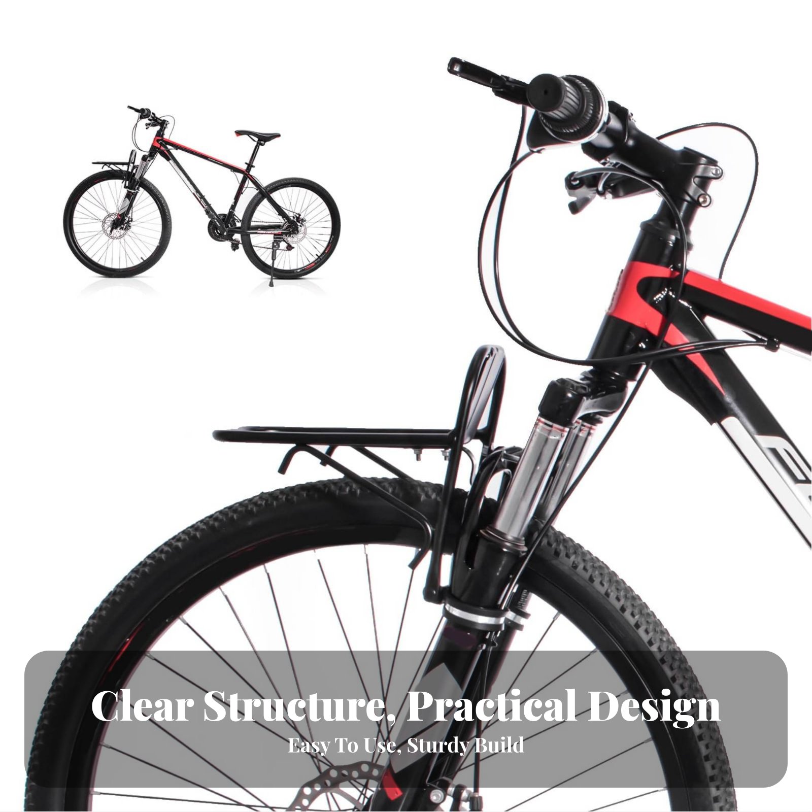Cycle Front Rack Aluminum Allo - Bike Cargo Rack review and price