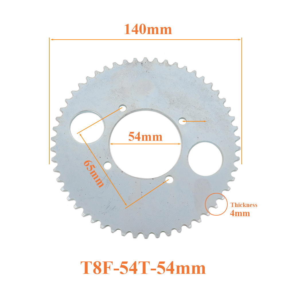 T8F 54T chain plate 54mm 54 To - Cycling Gear Rack review and price
