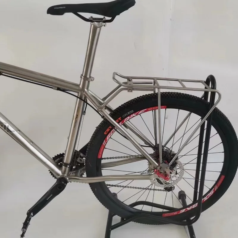 Bicycle Rear Luggage Titanium  - Bike Cargo Rack review and price