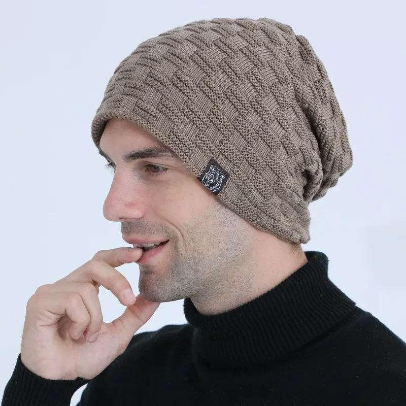 Mens Plush Lining Beanie Winte - Cycling Gear For Cold Weather review and price