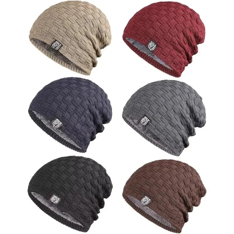 Mens Plush Lining Beanie Winte - Cycling Gear For Cold Weather review and price