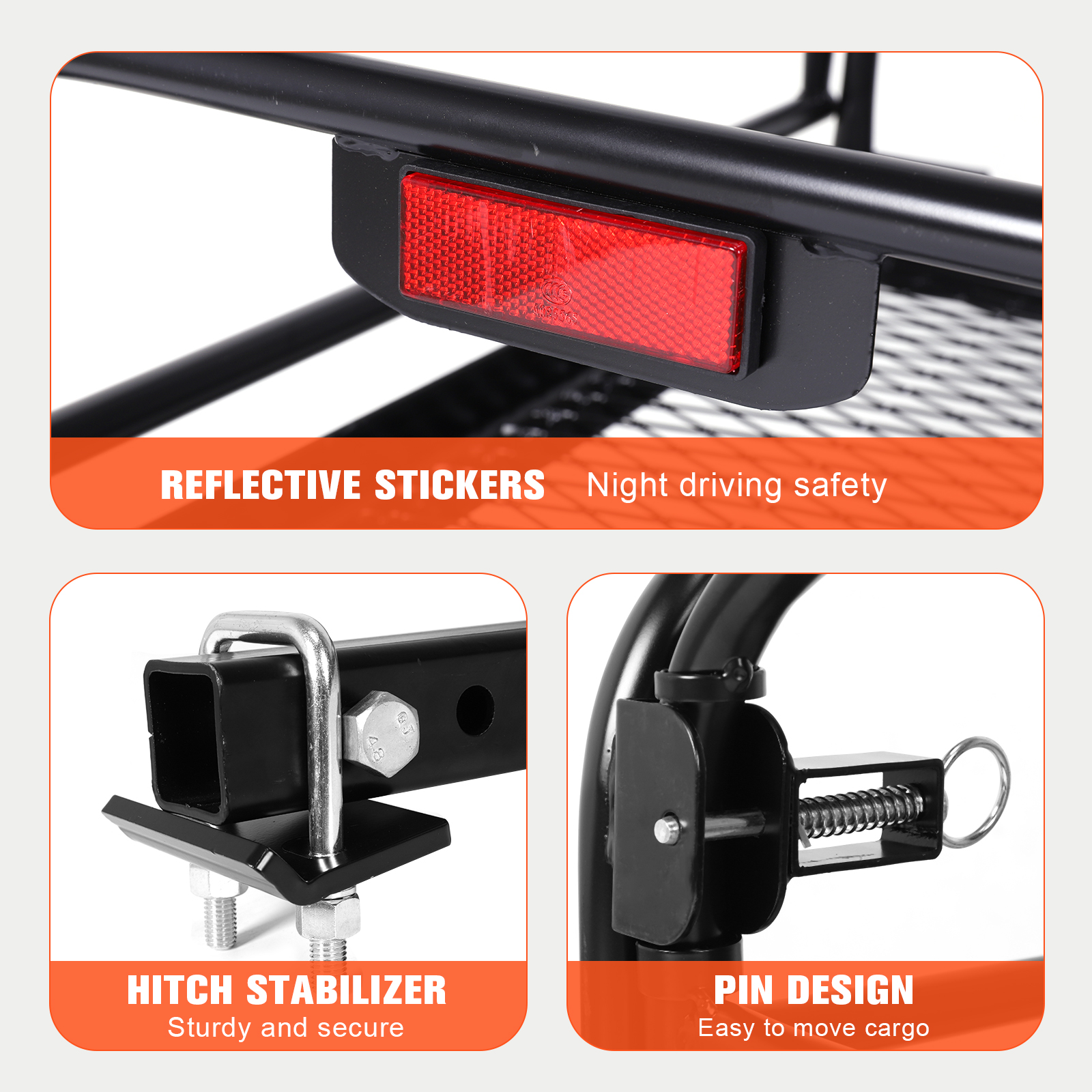 Heavy Duty Folding Trailer Hit - Bike Cargo Rack review and price