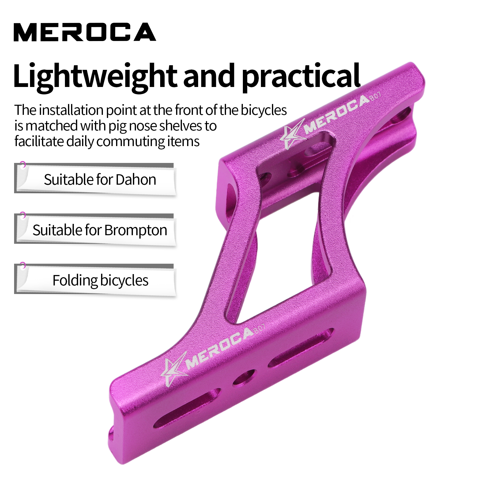 Meroca Folding Bicycle Front B - Bike Cargo Rack review and price