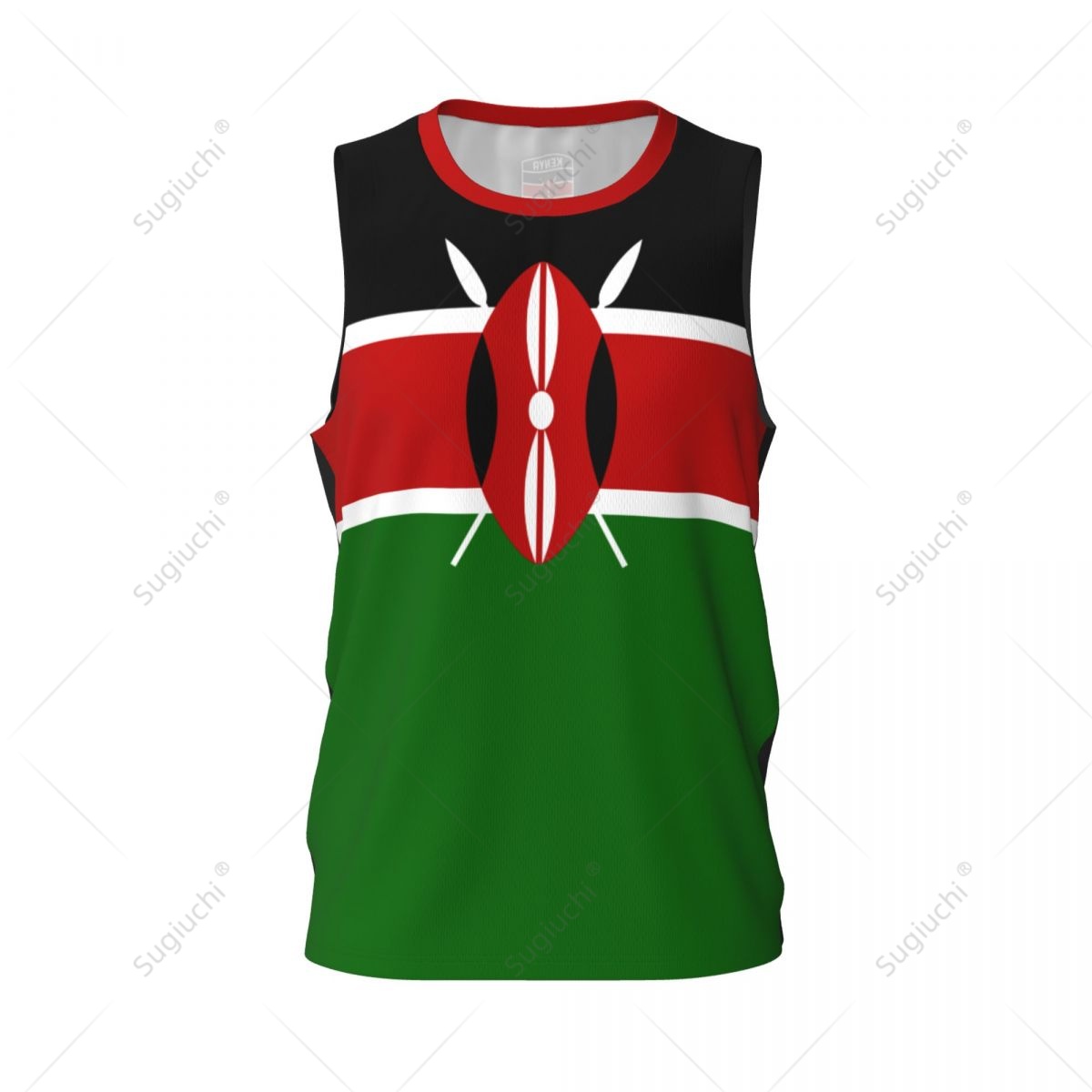 Kenya Flag Men Basketball Spor - Cycling Gear Kenya review and price