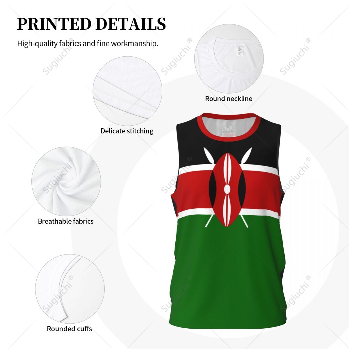 Kenya Flag Men Basketball Spor - Cycling Gear Kenya review and price