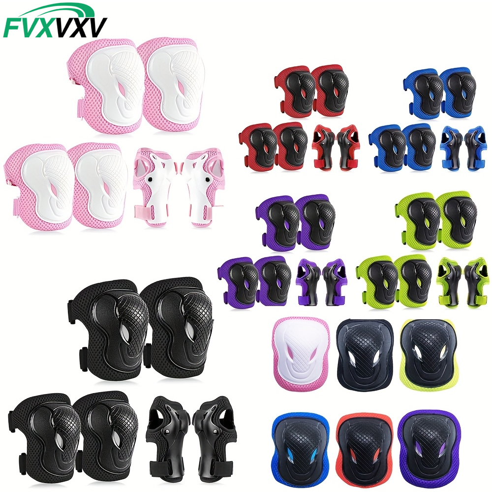 6PCS Kids/Youth Knee Pad Elbow - Youth Cycling Gear review and price